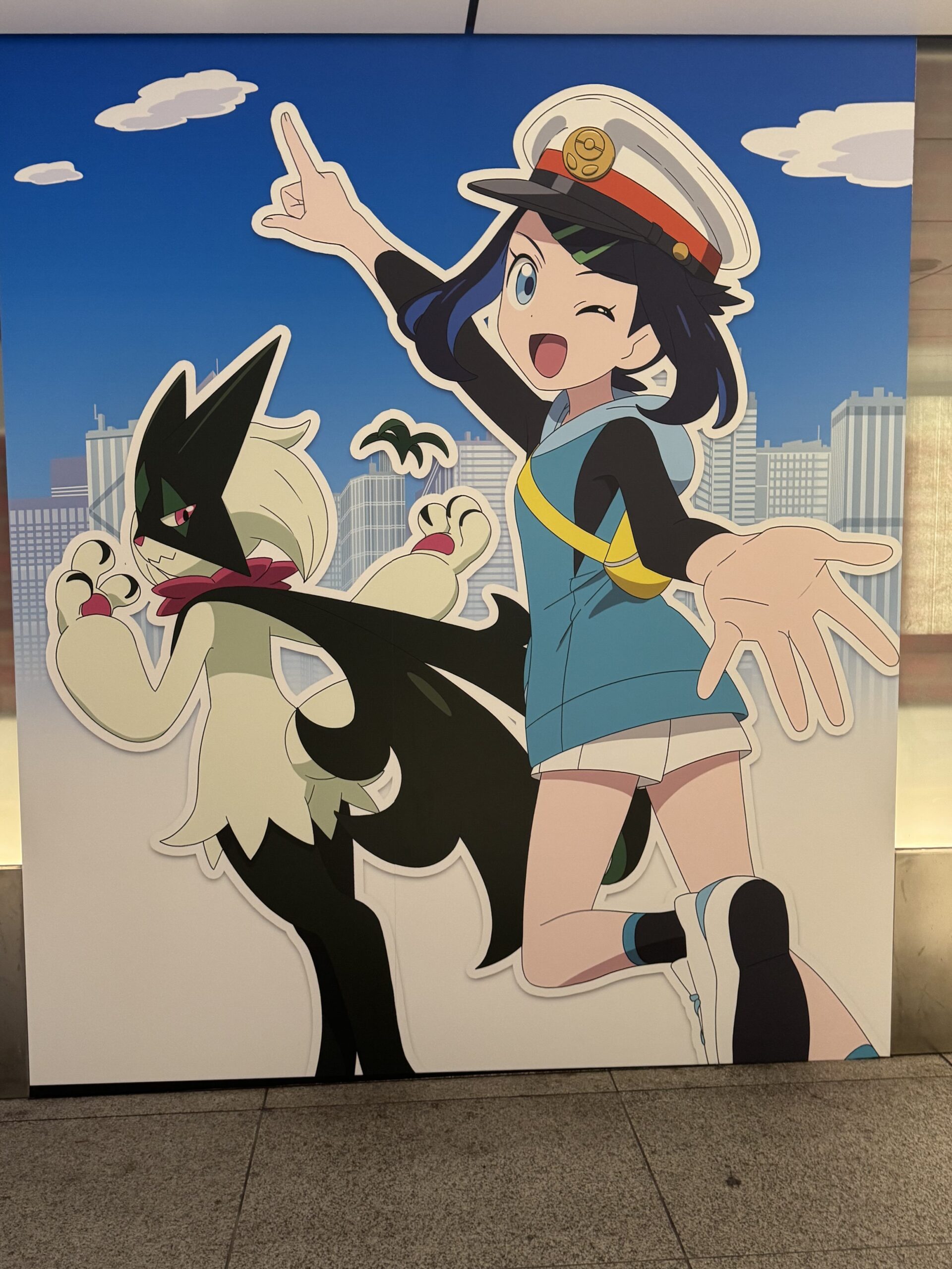 東京駅 丸の内地下南口改札外 階段前