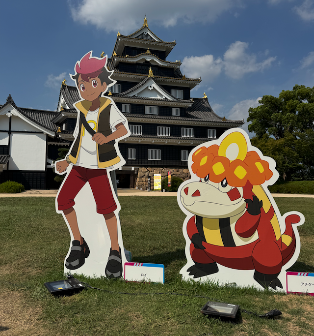 2025年 アニポケ岡山城コラボにて